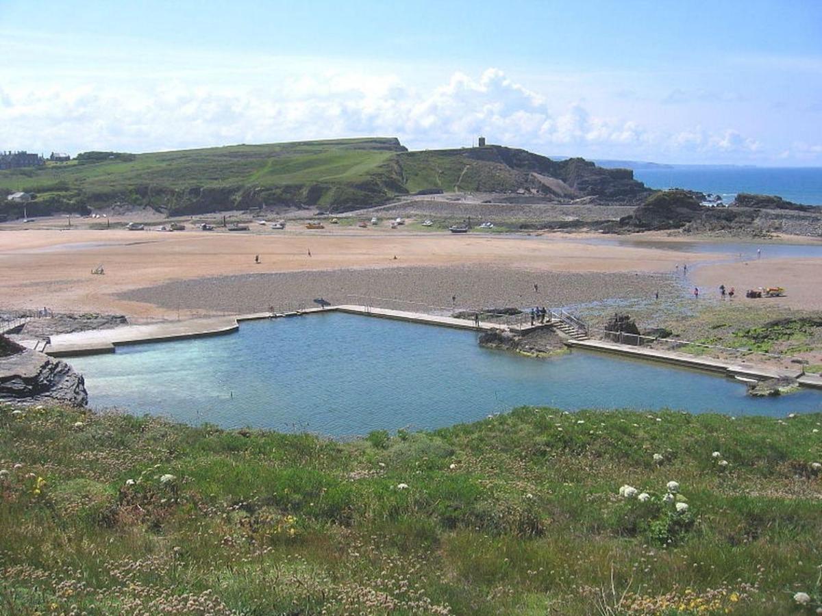 Driftwood Villa Bude Bagian luar foto